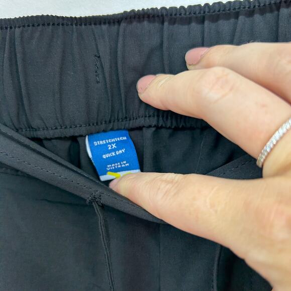 Old Navy Active Black Stretchtech Cargo Athletic Pant Jogger Plus Size 2X - Picture 5 of 5